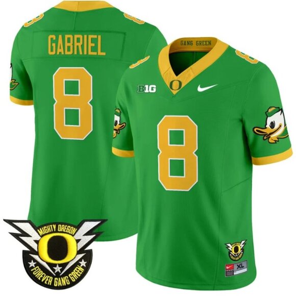 Other - Mens Kids Youths Dillon Gabriel Stitched Forever Gang Green Jersey